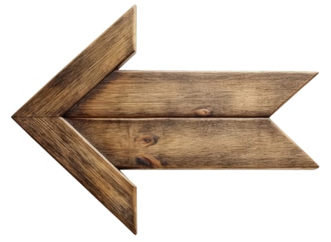 Wooden Arrow Sign, photo