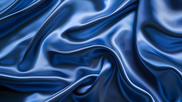 Abstract blue silk background, elegant silk texture, 3d silk texture photo