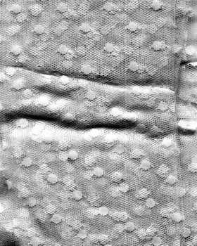 Abstract fabrics black and white background. Textile decoration close view photo