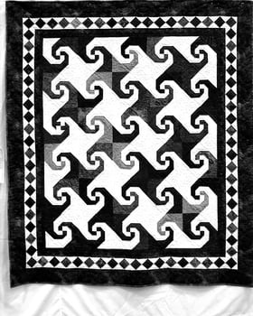 Abstract fabrics black and white background. Textile decoration close view photo