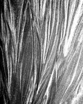 Abstract fabrics black and white background. Textile decoration close view photo