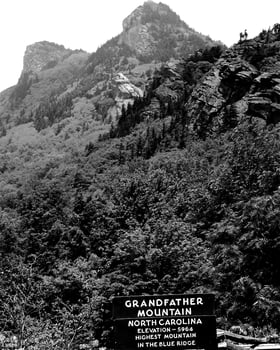 Mountains black and white photo background. High mount, rocks and hills landscape