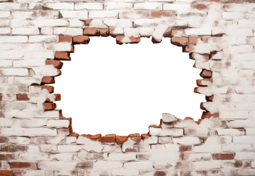 Hole in Brick Wall photo