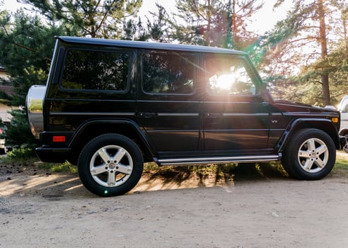 Minsk, Belarus, June 27, 2024 - Mercedes-Benz Gelandewagen photo