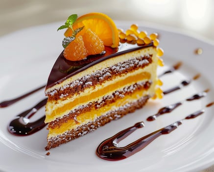 Piece of Cake on a Plate photo
