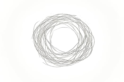 Abstract Circle of Lines photo