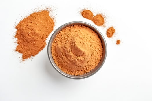 Close-up of Cocoa Powder in a Bowl photo