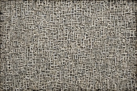 Abstract Grey and White Geometric Pattern photo
