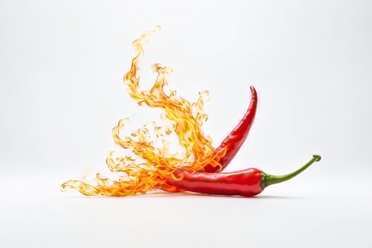 Hot Chili Peppers on Fire photo