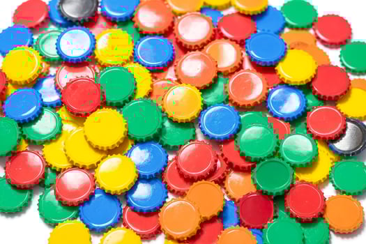 Colorful Bottle Caps photo