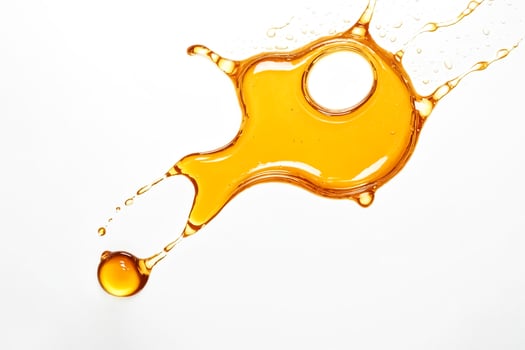 Honey Splash with White Background photo