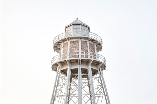 Historic Water Tower Against a Clear Sky photo