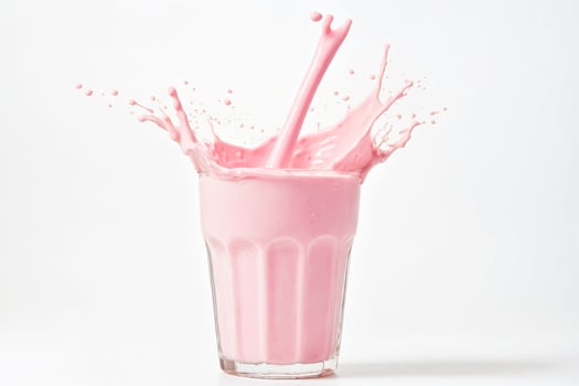 Splashing Strawberry Milk photo