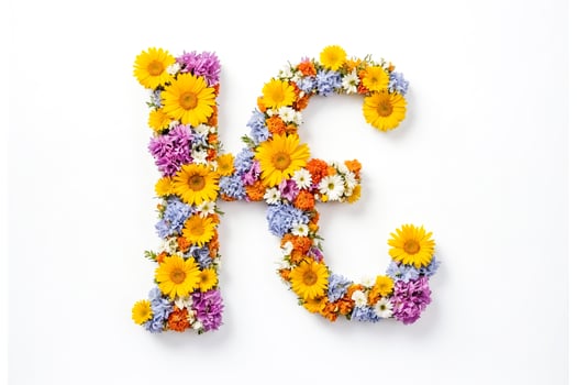 Flower Letter H photo