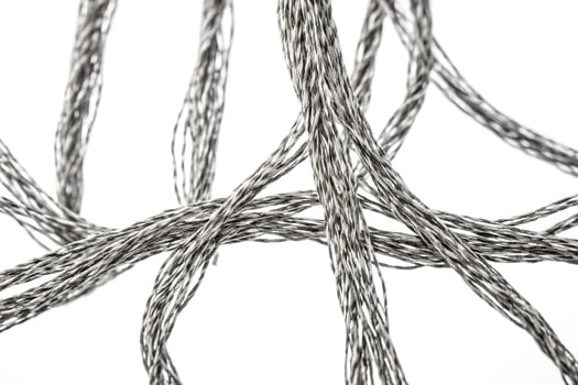 Close Up of Grey Twine photo