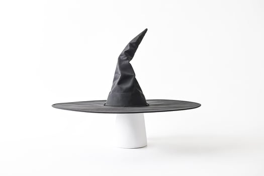 Witch Hat on White Background photo