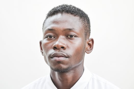Portrait of a young black man photo