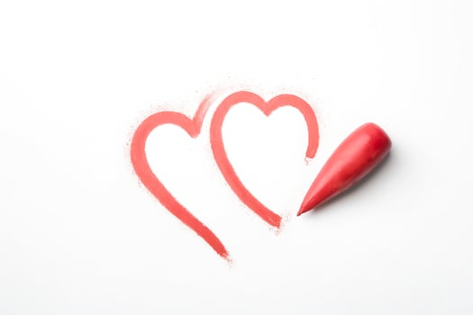 Red Lipstick Heart photo