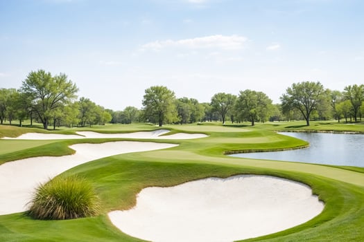 Picturesque Golf Course Landscape photo