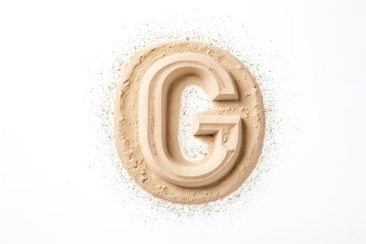 Sand Letter G photo