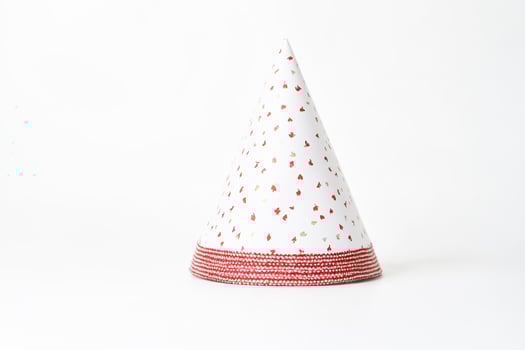 Red and White Party Hat photo