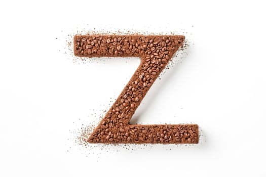 Coffee Beans Letter Z photo