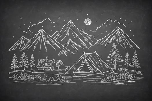 Camping Under The Stars photo