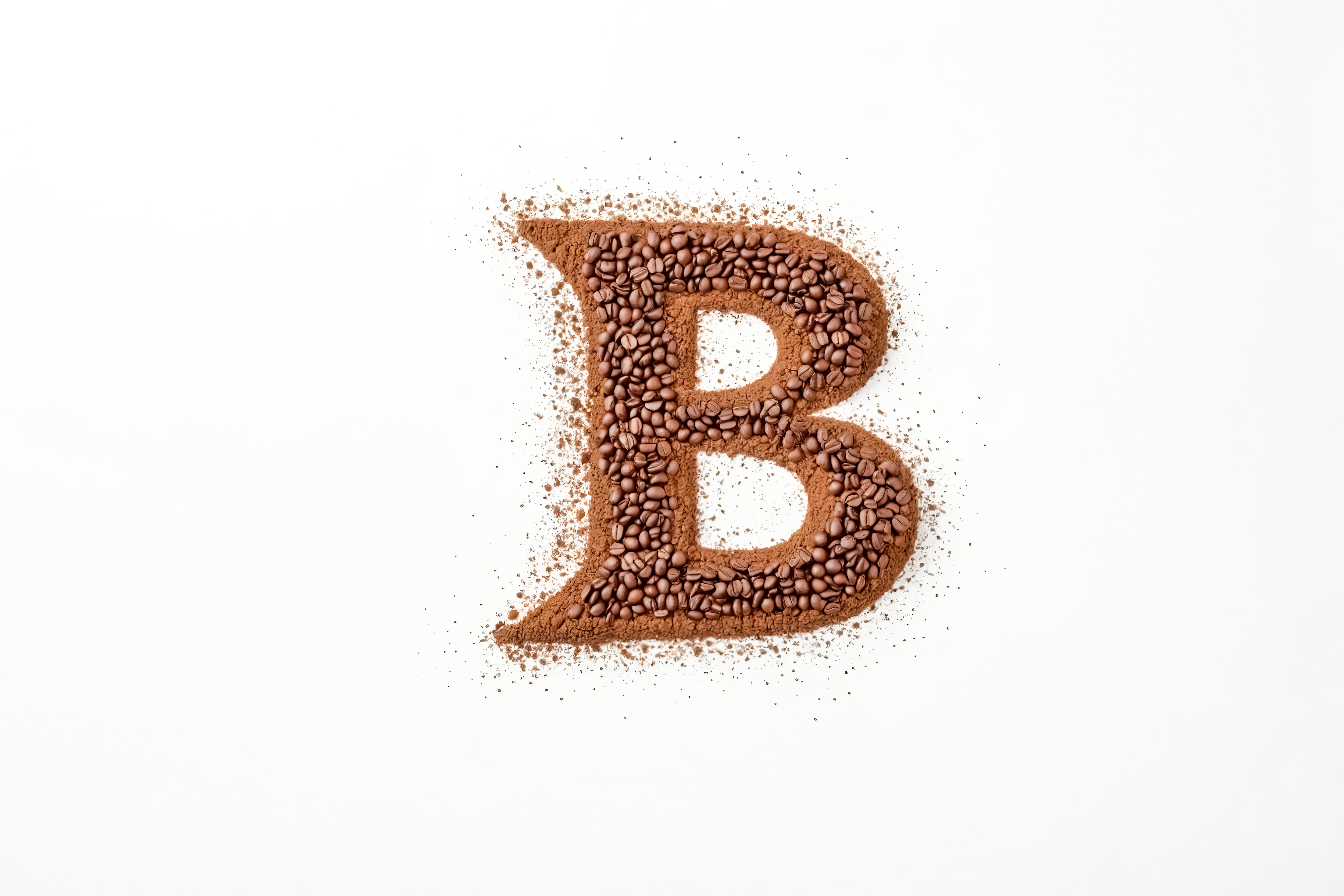 Coffee Bean Letter B photo