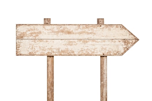 Rustic Wooden Arrow Sign photo