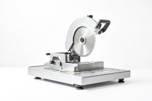 Circular saw on a white background photo