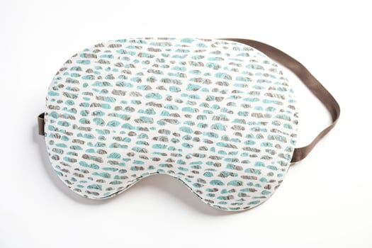 Sleep Mask with Abstract Pattern photo