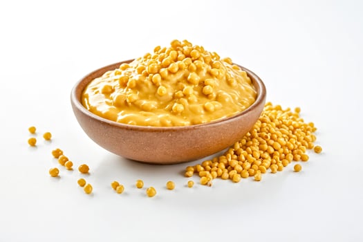 Bowl of Yellow Mustard photo