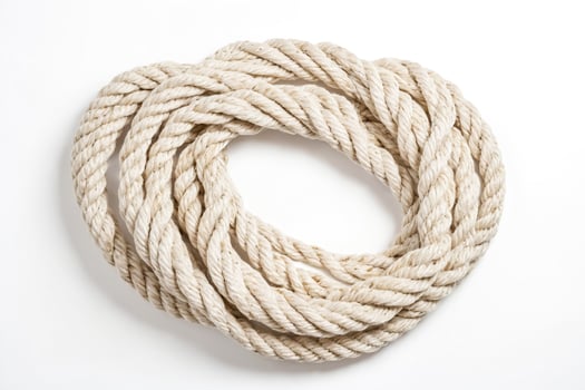 White Rope in a Circle photo