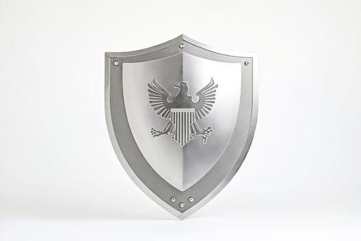 Metal Shield with Eagle Emblem photo