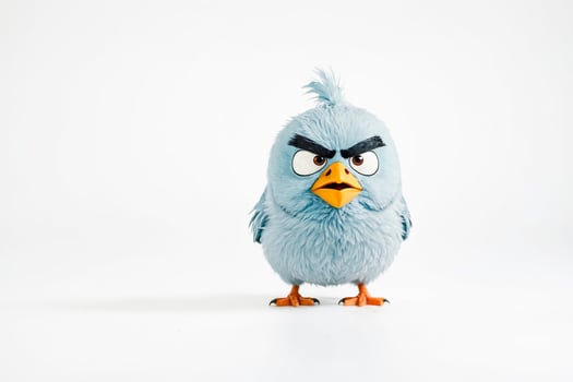 Angry Bird Character on White Background photo