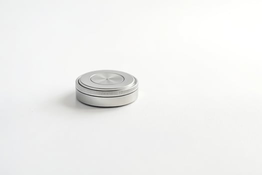 Metal Container with a Smooth Surface photo