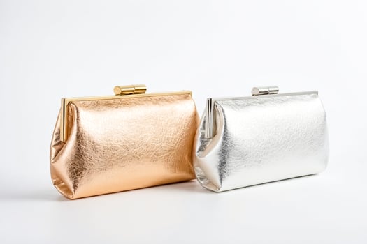 Gold and Silver Clutch Purses photo