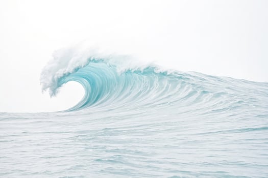 Ocean Wave Breaking photo