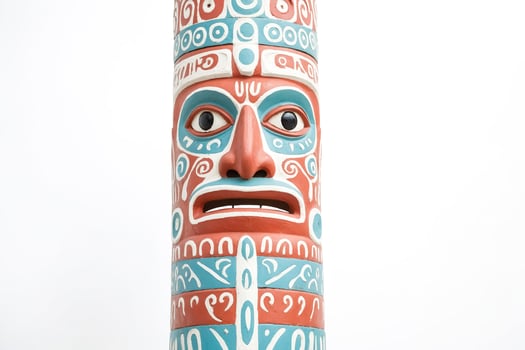 Totem Pole with Face photo