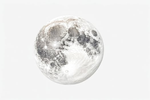Full Moon in a White Sky photo
