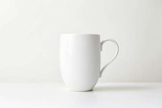 White Mug on White Background photo
