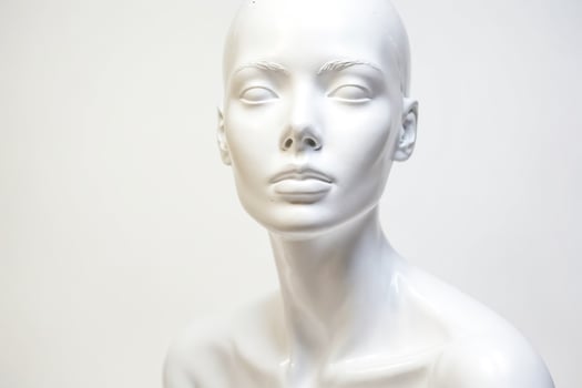 White Mannequin Head photo