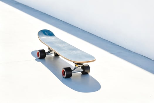 Skateboard on White Background photo