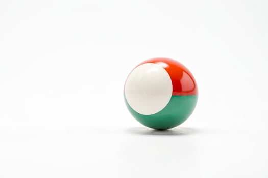 Colorful Ball on White Background photo