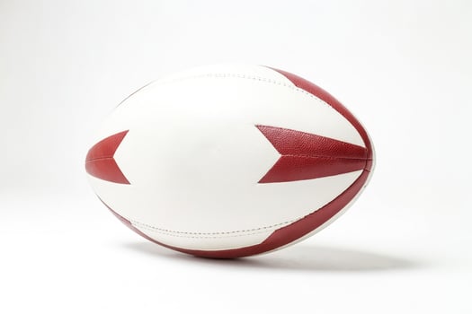 White and Red American Football photo