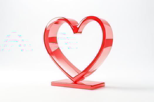 Red Heart Sculpture photo