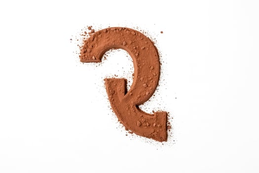 Cocoa Powder Arrow photo