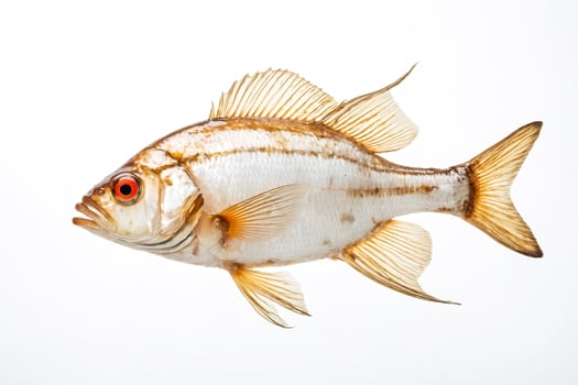 Close-up of a fish with red eyes photo