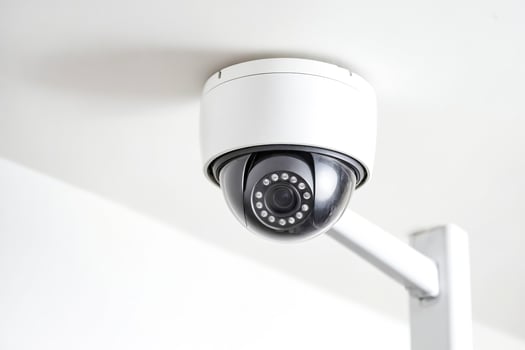 Security Camera Mounted on Ceiling photo