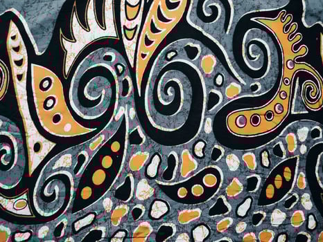 Indonesian Motif Batik Textile Patterns and Textures Modern 2d batik cloth ornaments photo